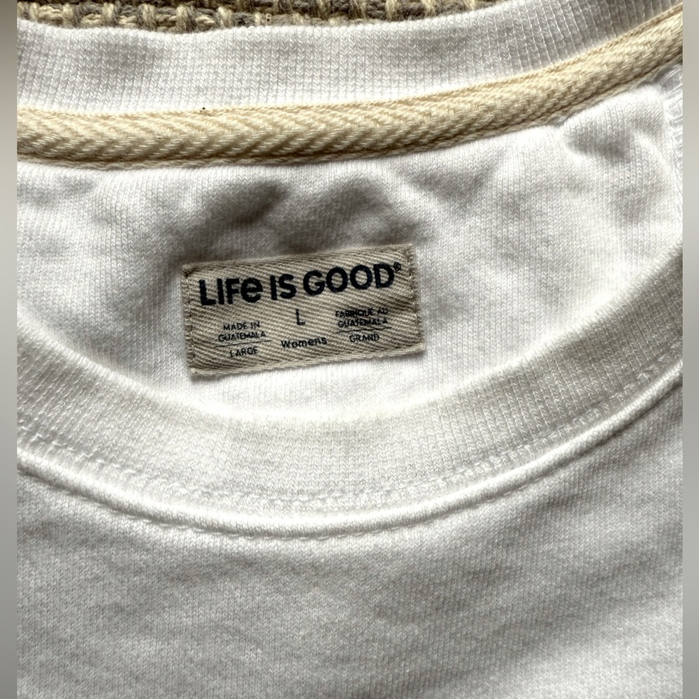 Women's LIG Orignal Positive Lifestyle Simply True Fleece Size L 100% Cotton - Picture 2 of 5